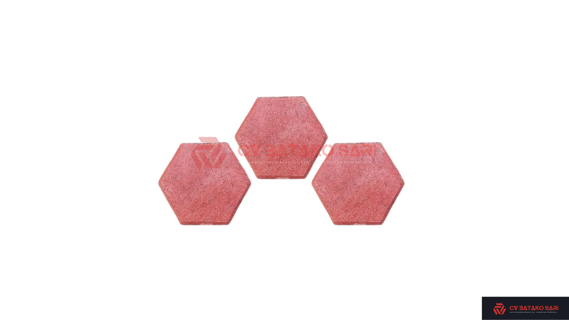 Paving block Segi Enam Merah 